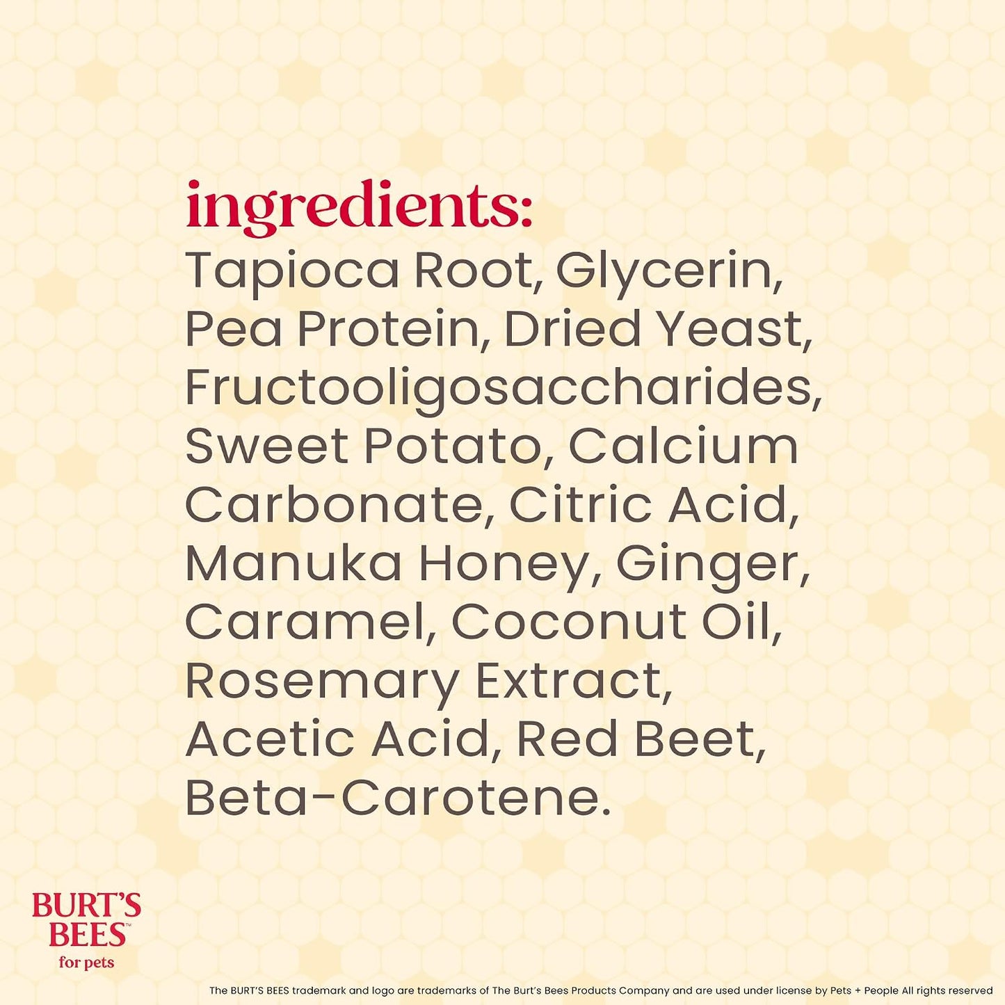 BURT'S BEES FOR PETS Dental Treats for Dogs -  5 ct, 7.4 Oz