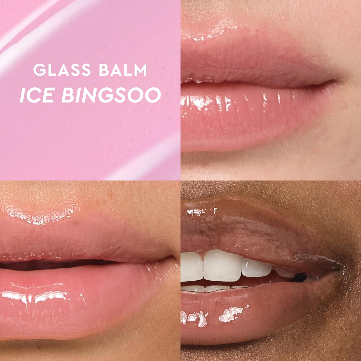 Glow Recipe Glass Balm Lip Treatment Clear Tint, Ice Bingsoo - 15 ml