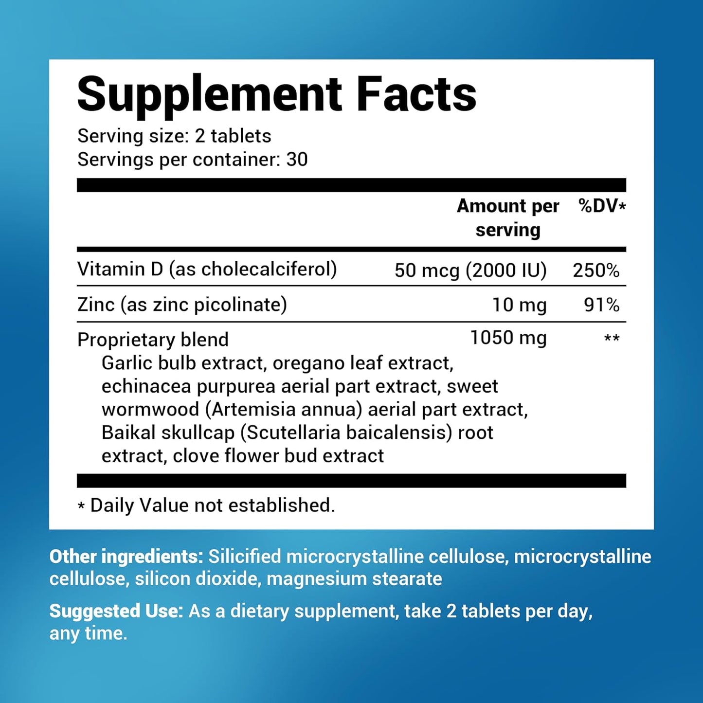 Dr. Berg Emergency Immune Support w/Echinacea 60 Tablets