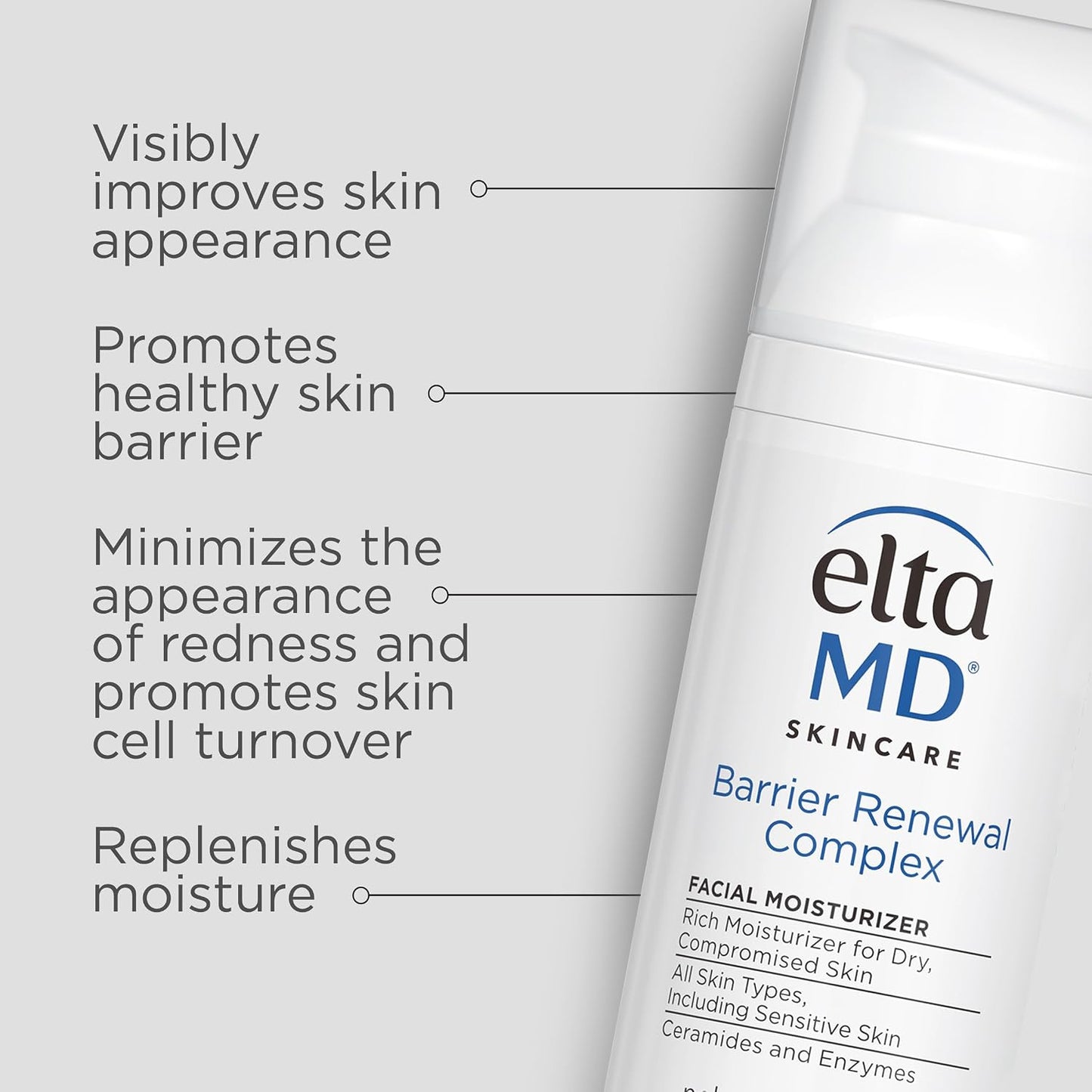 EltaMD Barrier Renewal Complex Face Moisturizer for Dry Skin - 1.7 oz