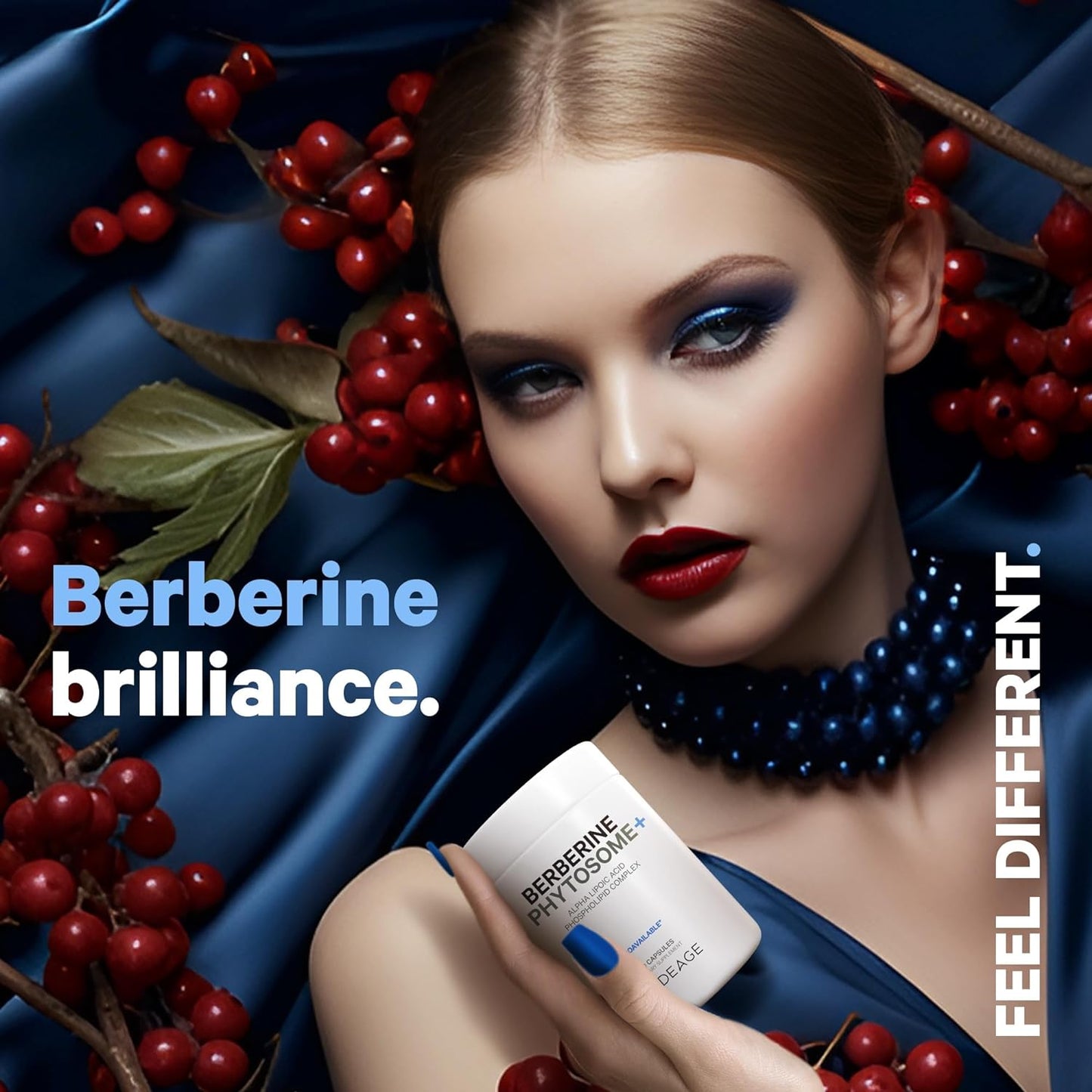 Codeage Berberine Phytosome Supplement - Berberine HCL, Alpha Lipoic Acid, Phospholipid Complex - 60 capsules