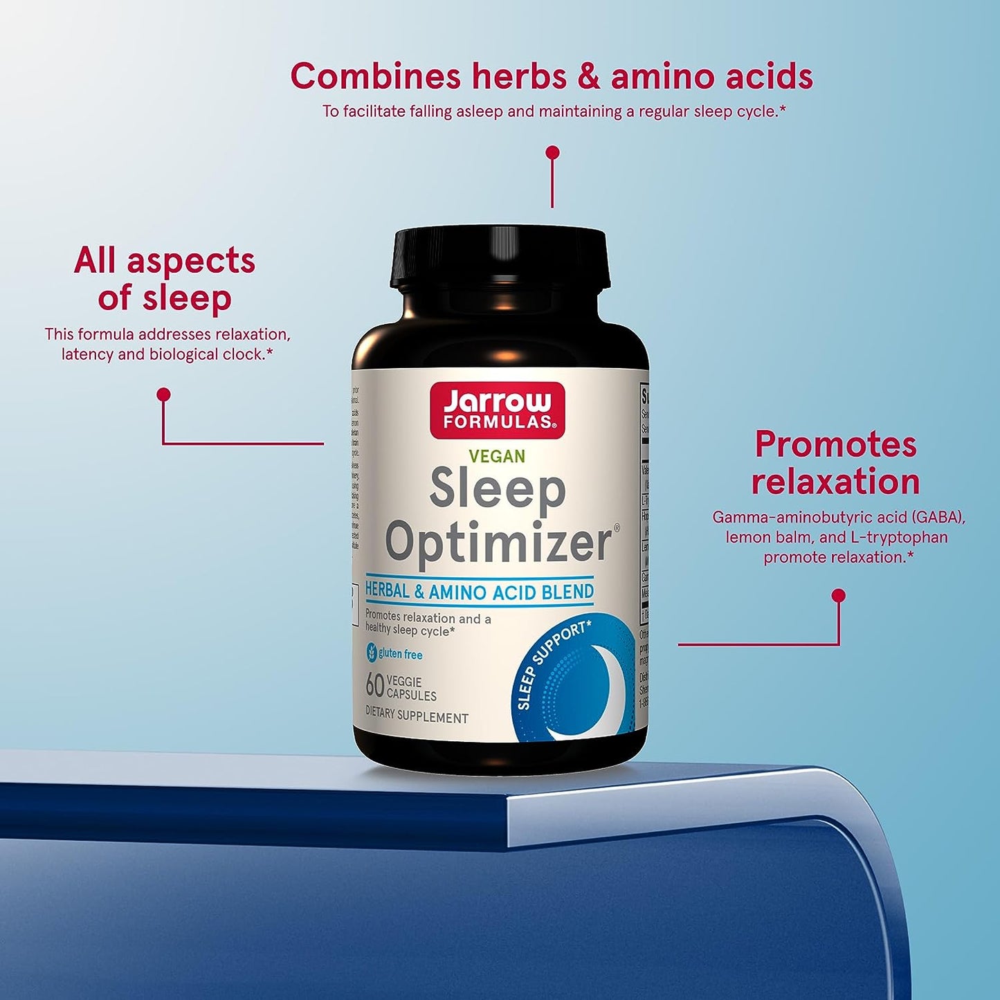 Jarrow Formulas Sleep Optimizer - Veggie Caps 60 Count