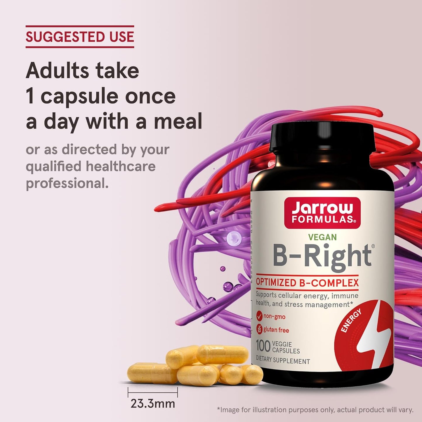 Jarrow Formulas B-Right Optimized B-Complex, 100 count