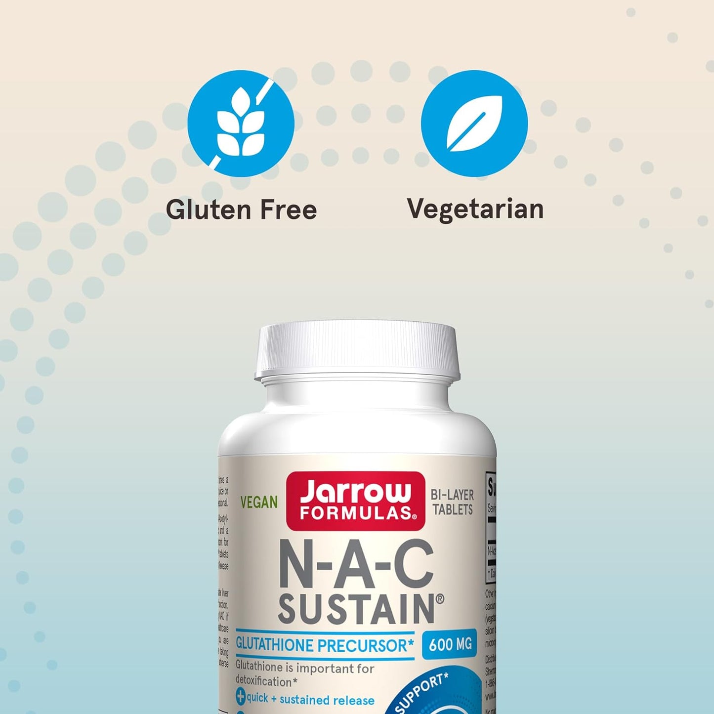 Jarrow Formulas N-A-C Sustain 60 tablets