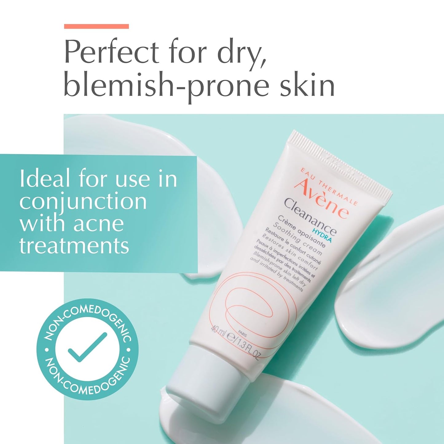 Avène Cleanance HYDRA Soothing Cream - 1.3 Oz