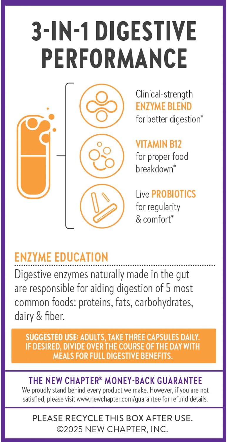 New Chapter All-Flora Enzyme Complex - 90 Vegan Capsules
