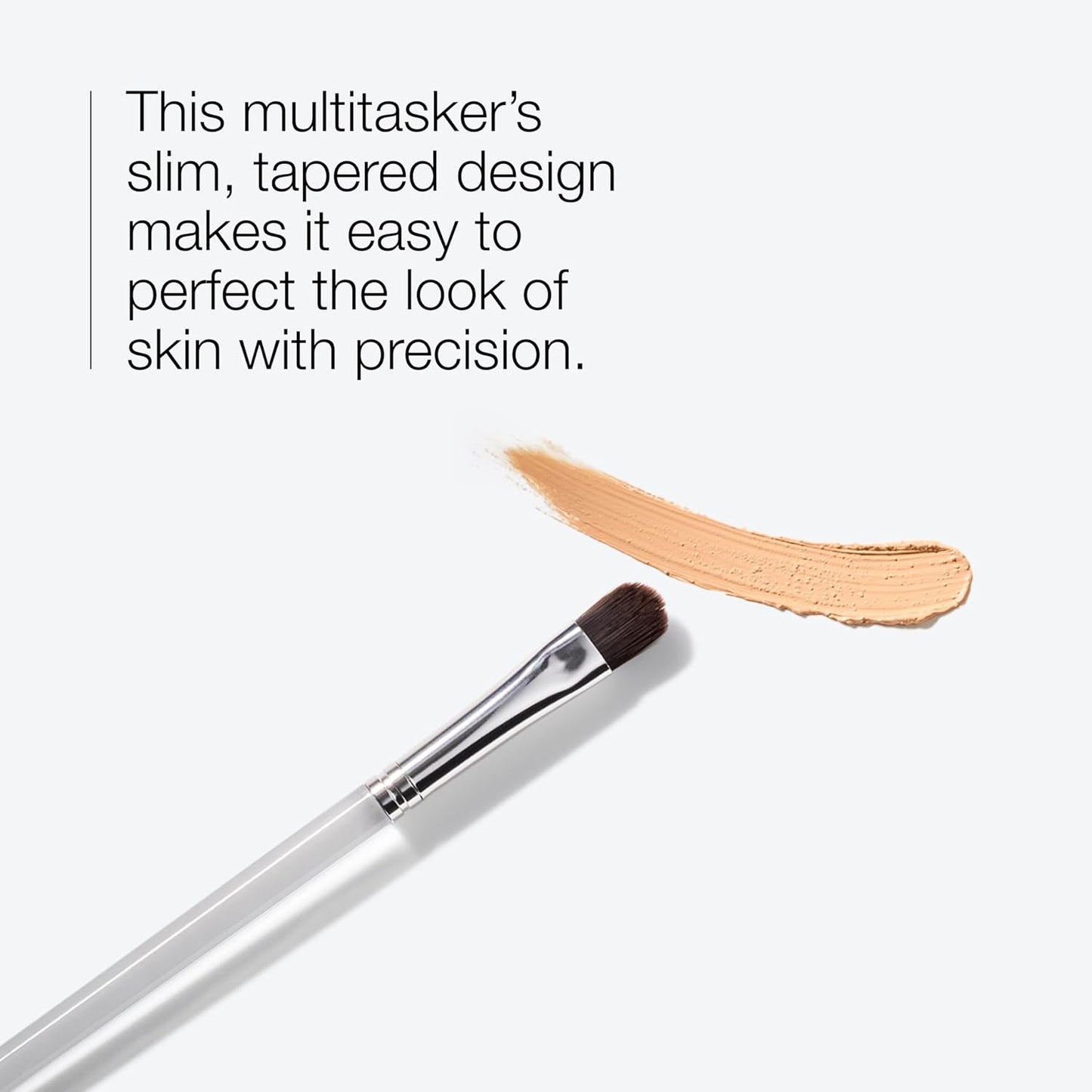 Clinique Flat Concealer Undereye + Face Blending Brush For Makeup