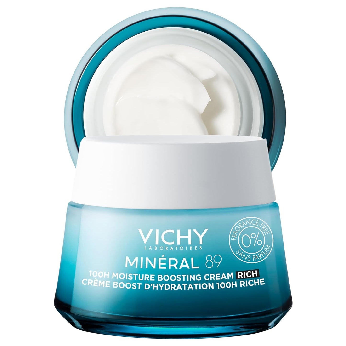Vichy Mineral 89 Fragrance Free Cream 100H Moisture Boosting Cream - 1.69 Ounce