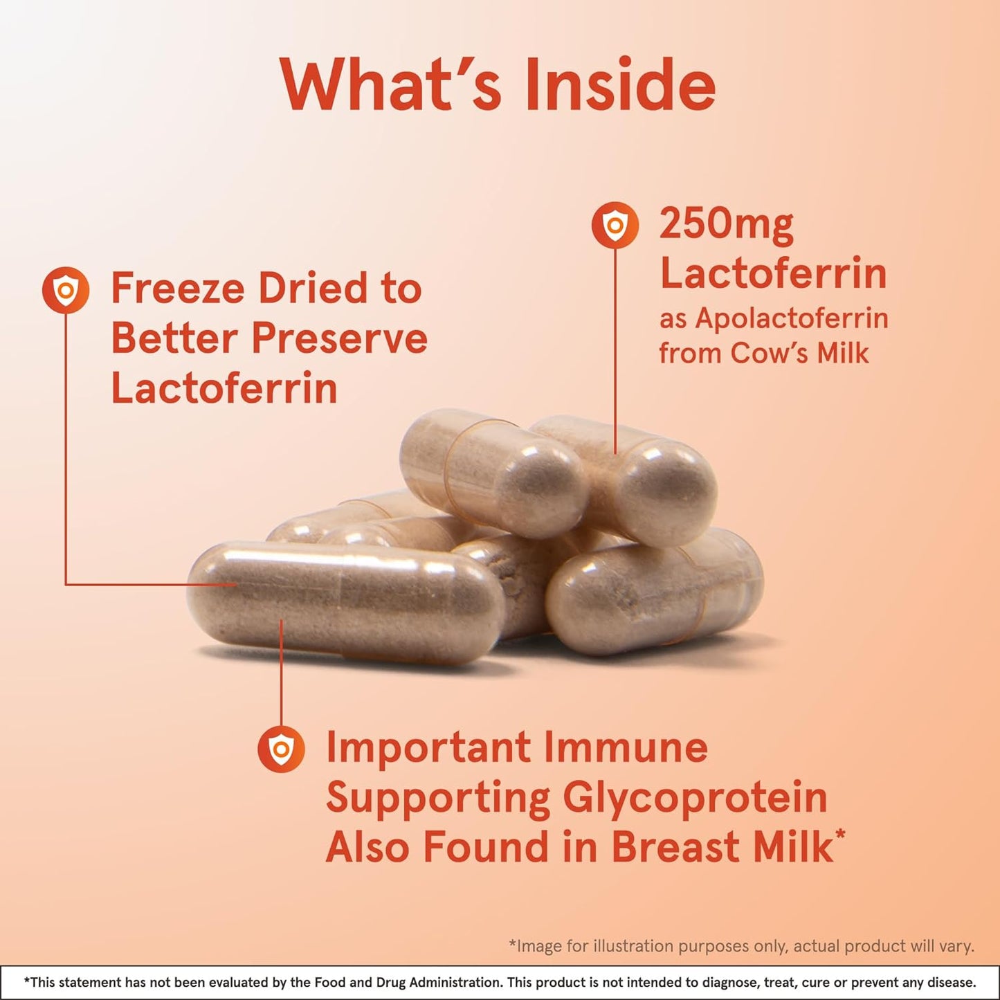 Jarrow Formulas Lactoferrin 60 Capsules