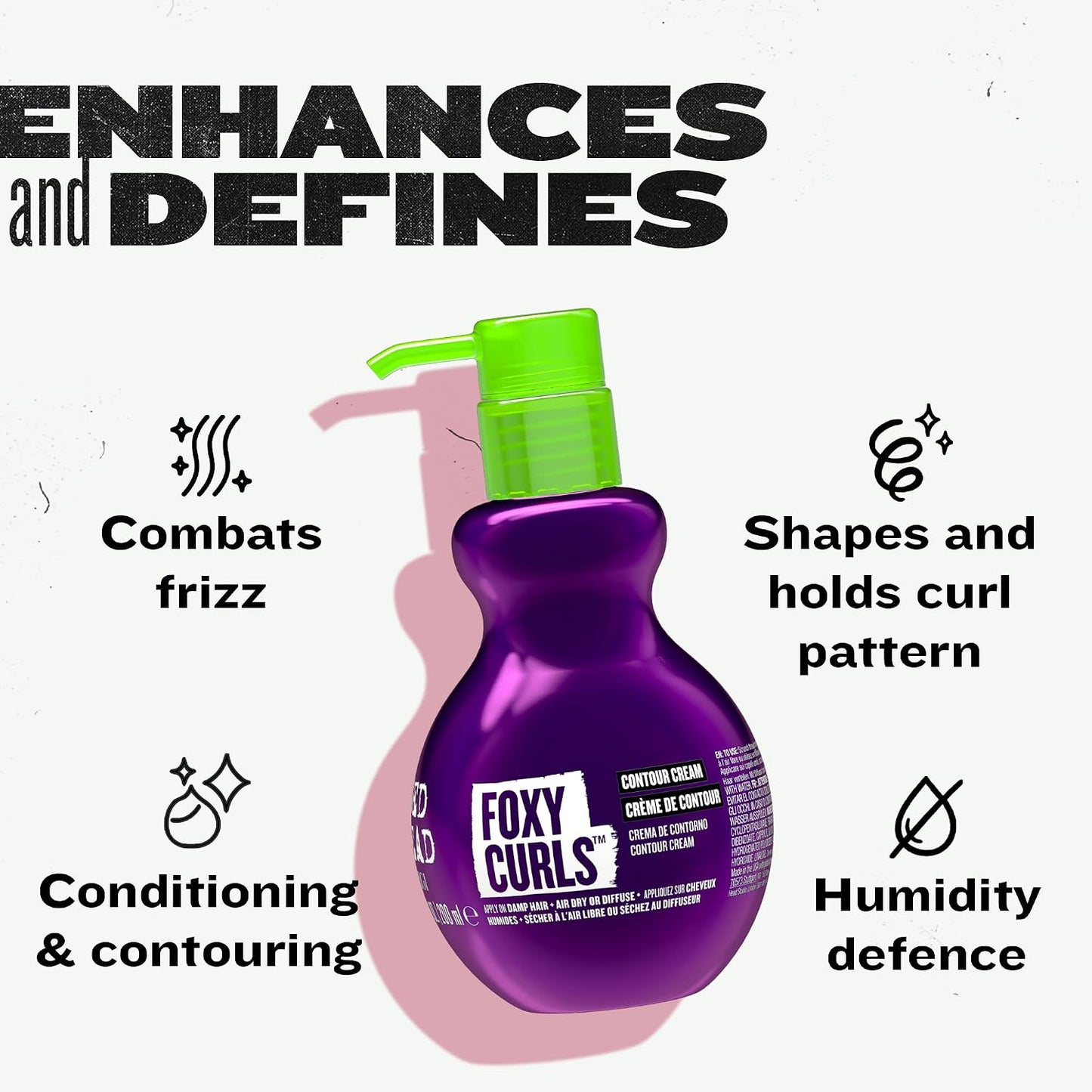 TIGI Bed Head Curl Cream, Foxy Curls 2-Pack –6.76 Oz
