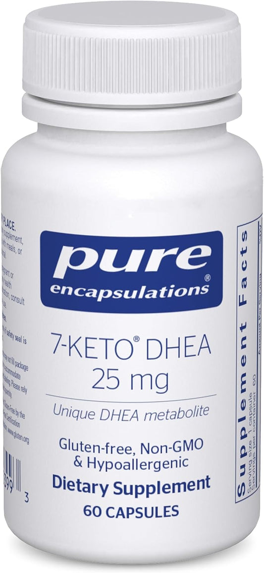 Pure Encapsulations 7-Keto DHEA 25 mg -  60 Capsules