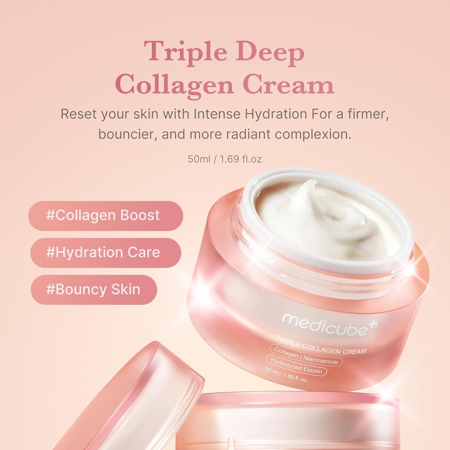 medicube Triple Collagen Cream -1.69 oz