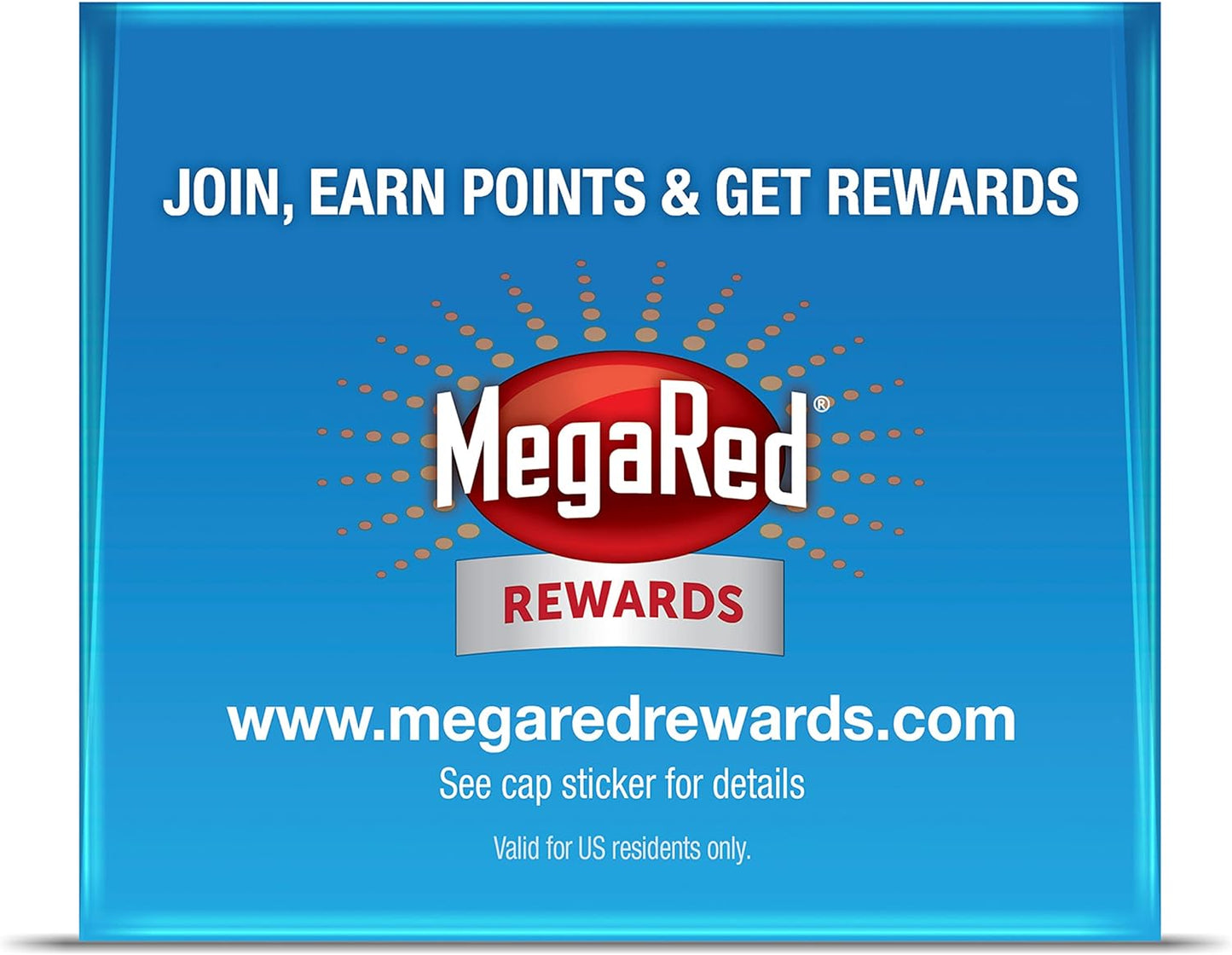 Megared Omega-3 Blend Total Body + Refresh 500mg Softgels, (65 Count in a Bottle)