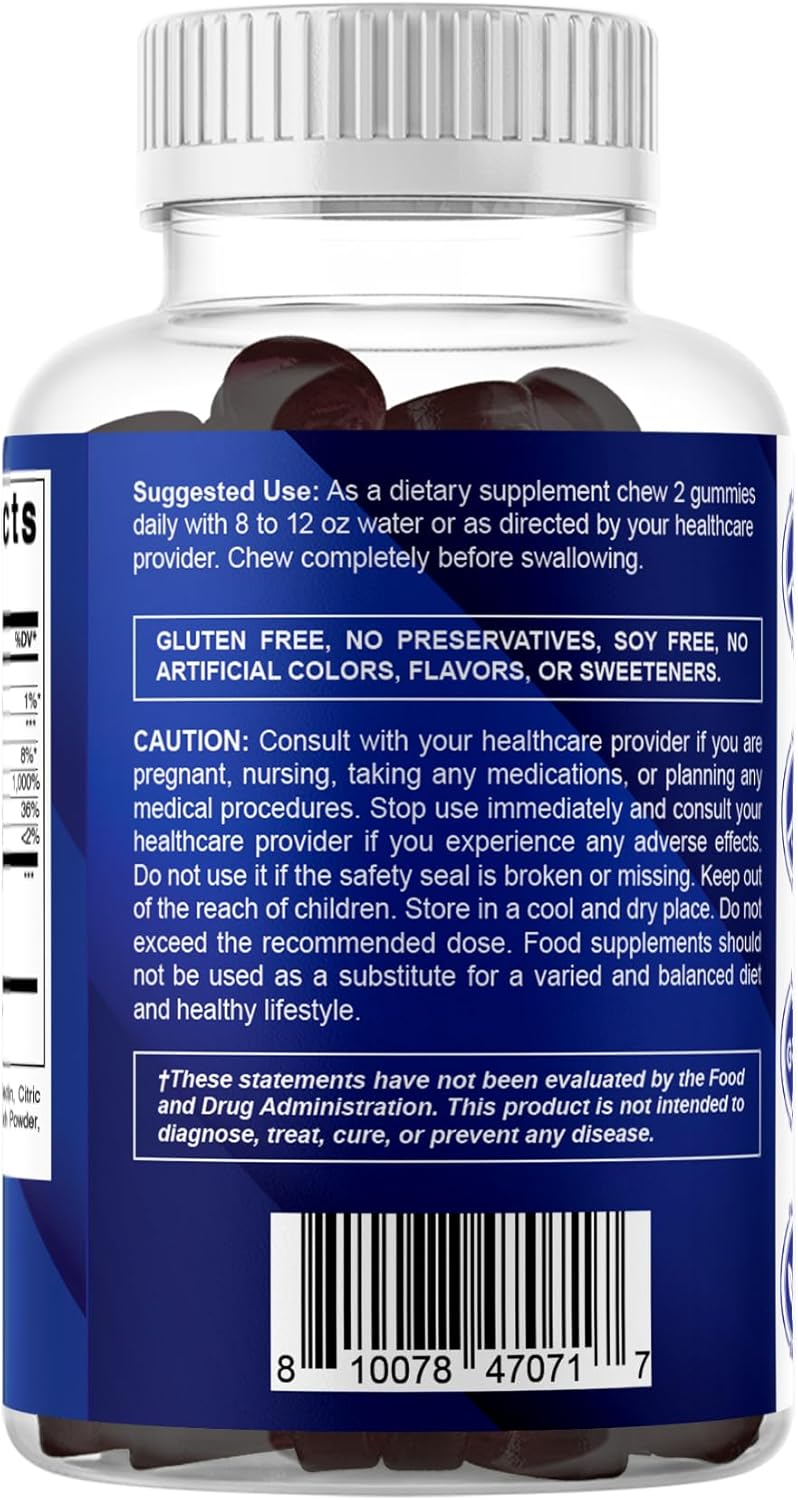 Vitamatic Ashwagandha 1500mg -  60 Vegan Gummies