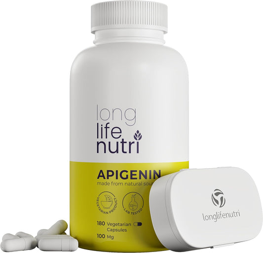 Apigenin Supplement  180 Vegetarian Capsules