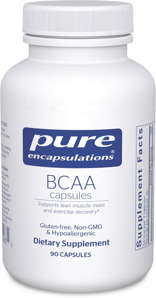 Pure Encapsulations BCAA Capsules -  90 Capsules