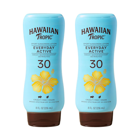 Hawaiian Tropic Everyday Active Lotion Sunscreen SPF 30, 8oz