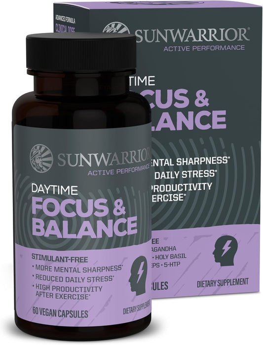 Sunwarrior Active Focus & Balance  - 60 Capsules