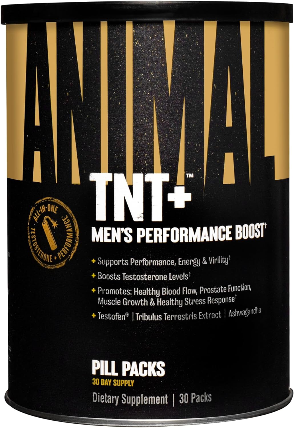 Animal TNT+ - Mens Support, Prostate Support, Adaptogen & Stress Support, Nitric Oxide