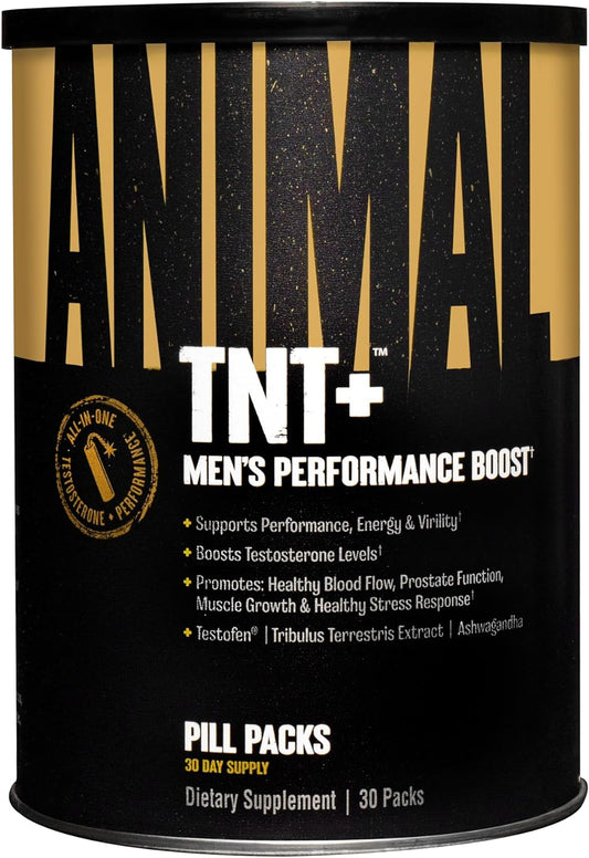 Animal TNT+ - Mens Support, Prostate Support, Adaptogen & Stress Support, Nitric Oxide