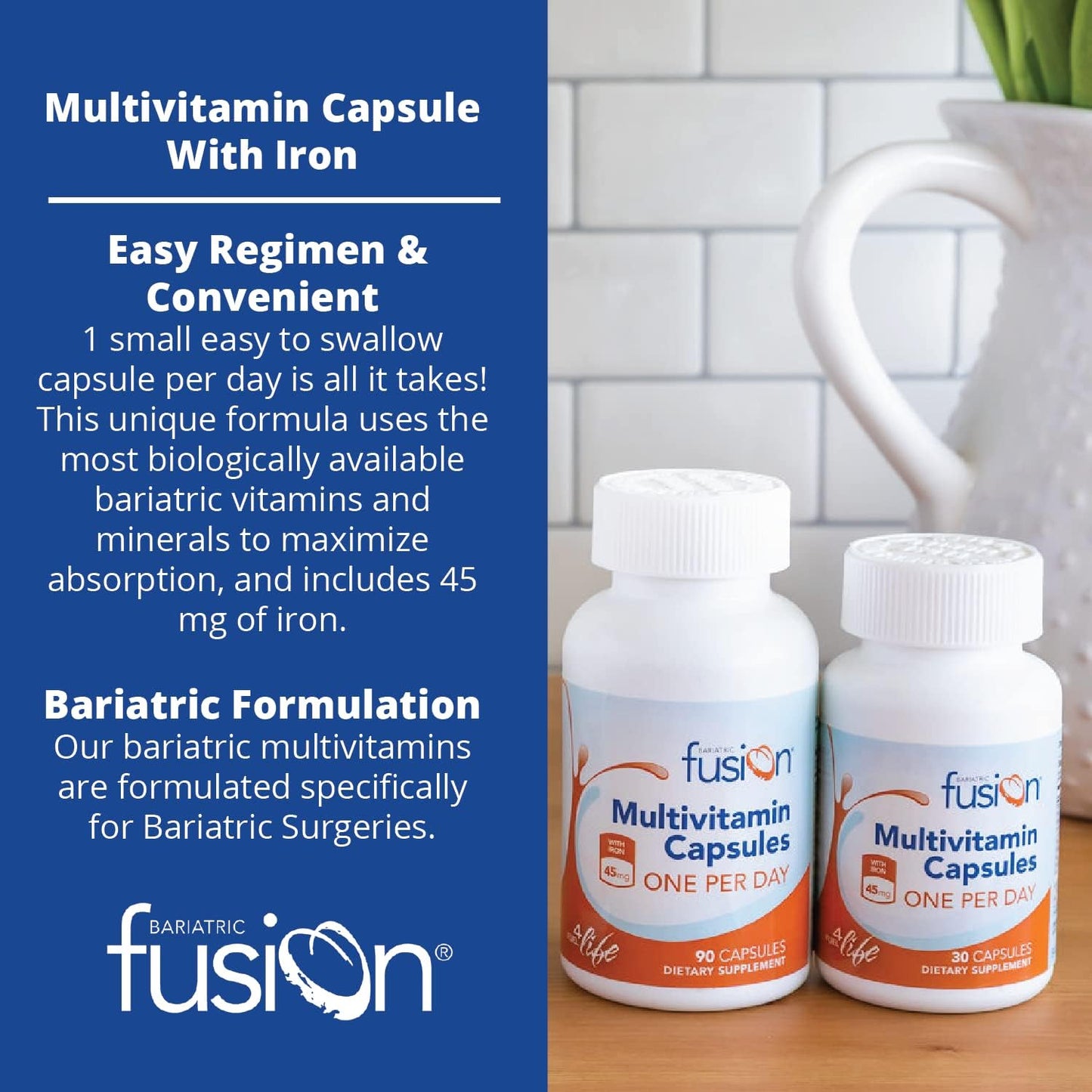 Bariatric Fusion One Per Day Multivitamin Capsules 30 Count