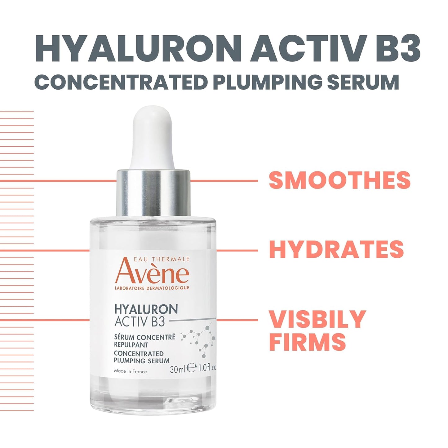 Avène Hyaluron ACTIV B3 Concentrated Plumping Serum - 1 oz