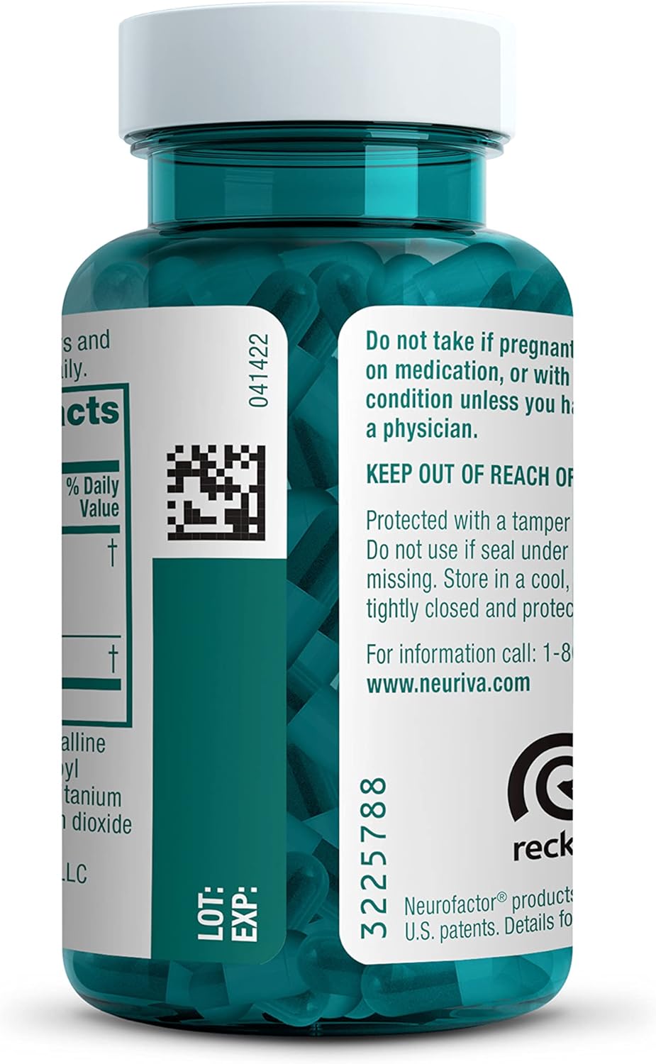 NEURIVA Original Decaffeinated Clinically Tested Nootropic  28 Capsules