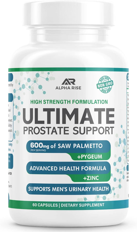Best Over-the-Counter Prostate Support Health Supplement 60 Capsules