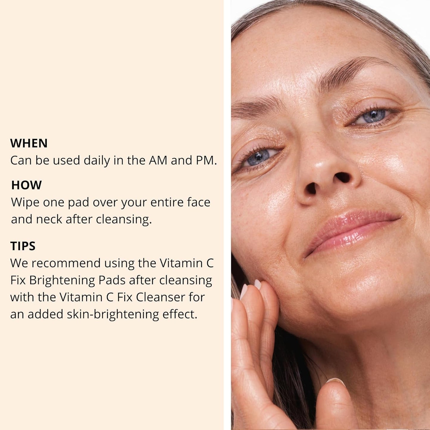 Nip + Fab Vitamin C Fix Brightening Pads for Face - 60 Pads, 2.7 Ounce