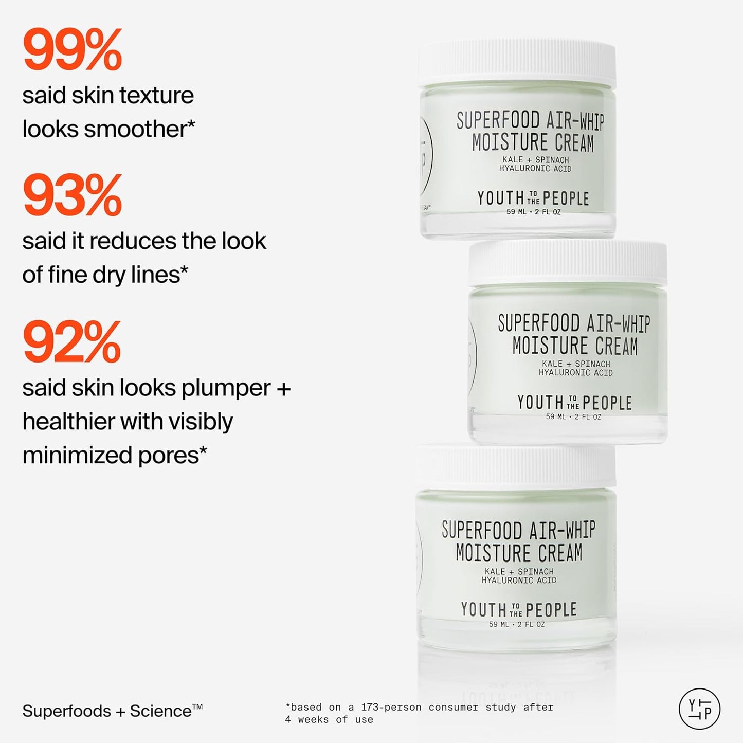 Youth To The People Superfood Air-Whip Moisture Cream - 2 ounce