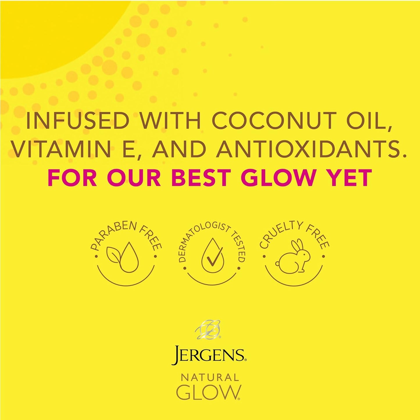 Jergens Natural Glow Self Tanner Body Lotion,10 Oz