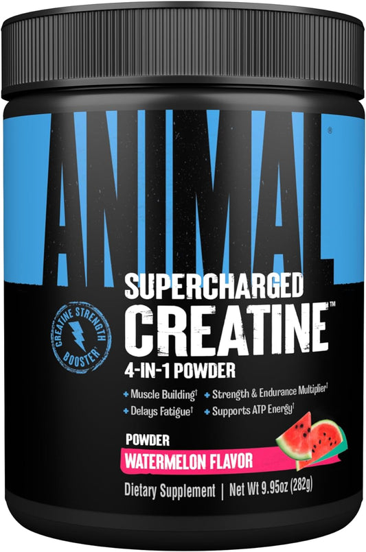 Animal Supercharged Creatine Powder - Enhanced Creatine Monohydrate Supplement 9.95 OZ