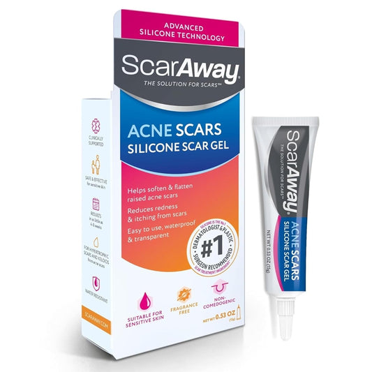 ScarAway Acne Scar Treatment, Clear Silicone Scar Gel - 15 grams
