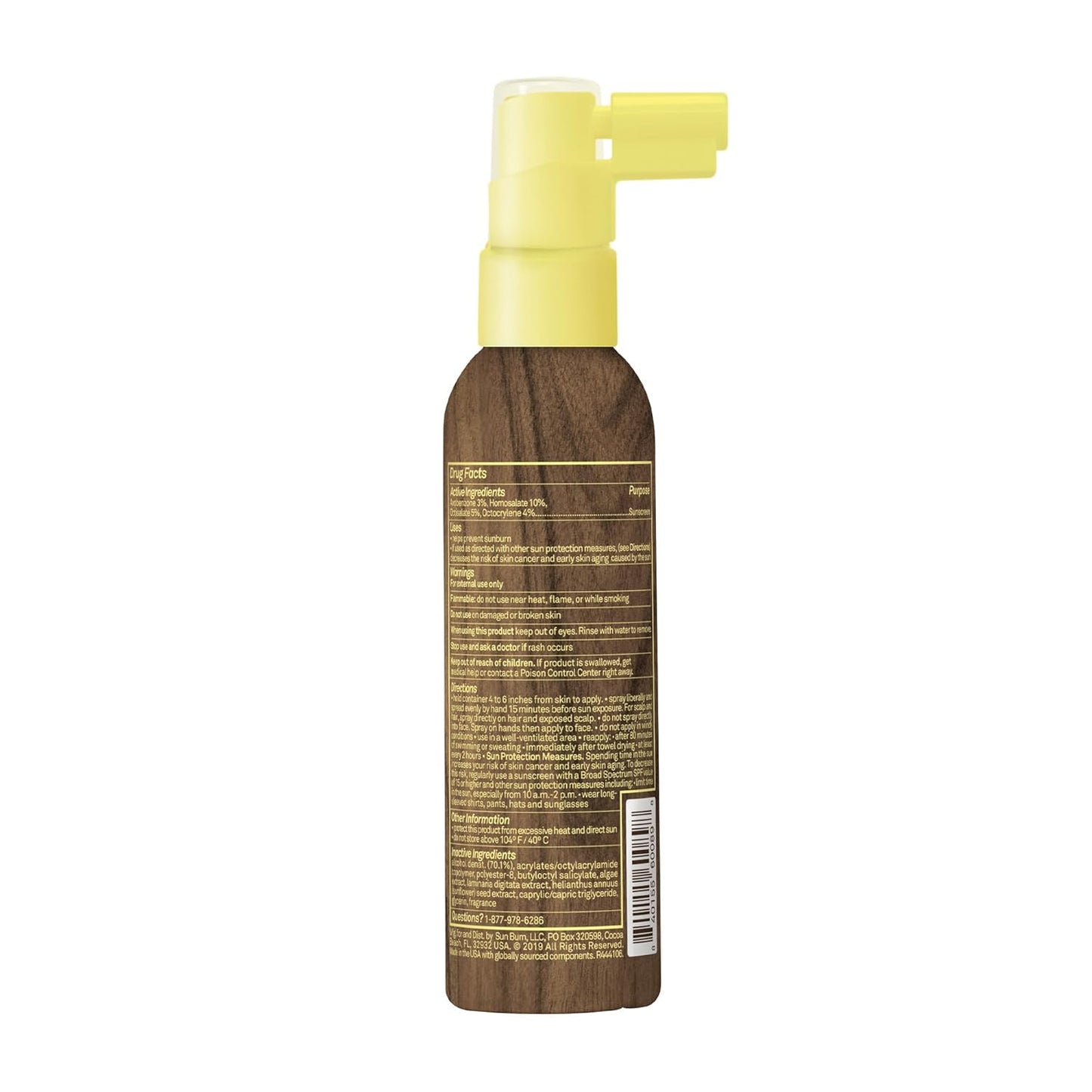Sun Bum Original SPF 30 Sunscreen Scalp and Hair Mist  2 OZ