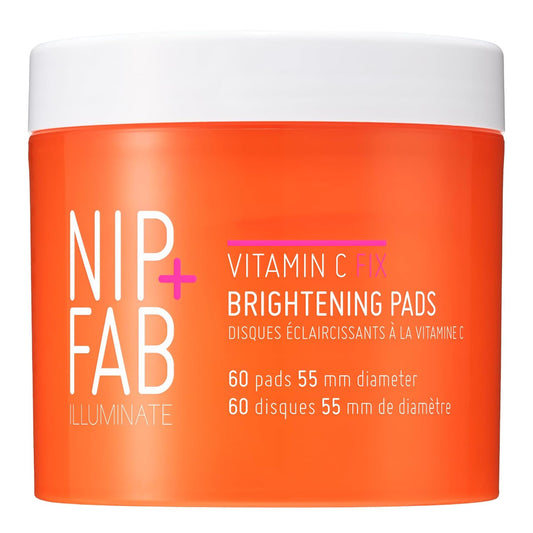 Nip + Fab Vitamin C Fix Brightening Pads for Face - 60 Pads, 2.7 Ounce