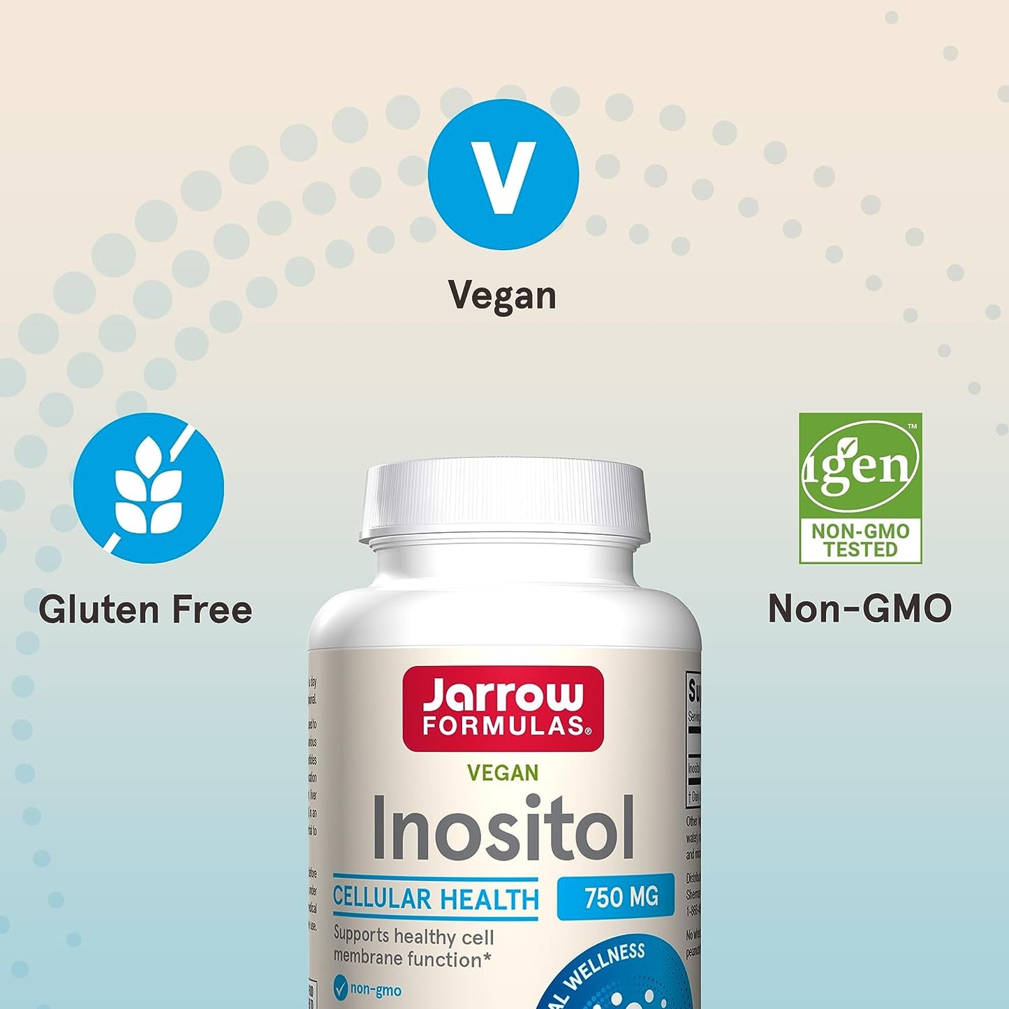 Jarrow Formulas Inositol 100 Veggie Capsules