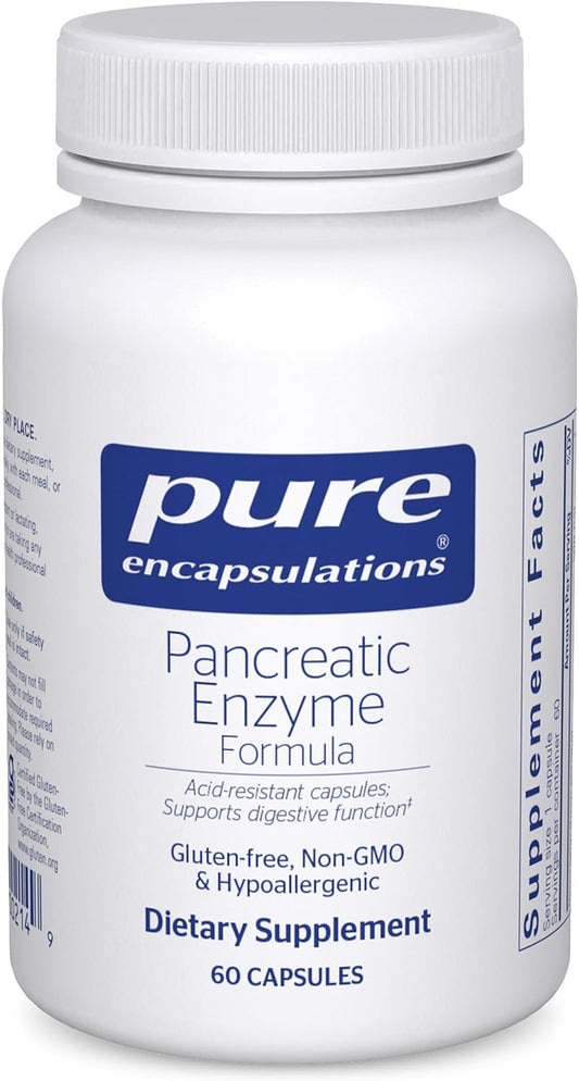 Pure Encapsulations Pancreatic Enzyme Formula -  60 Capsules