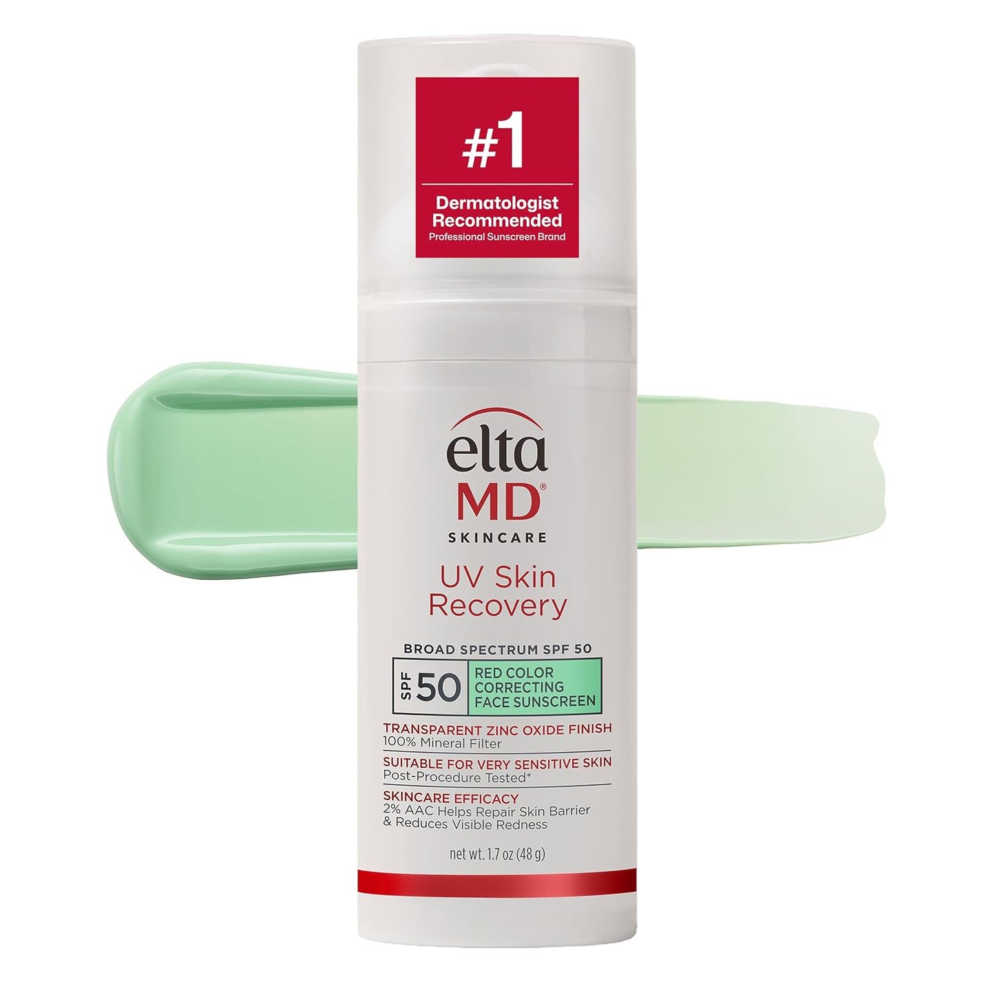 EltaMD UV Skin Recovery 100% Mineral Sunscreen, SPF 50 - 1.7 oz