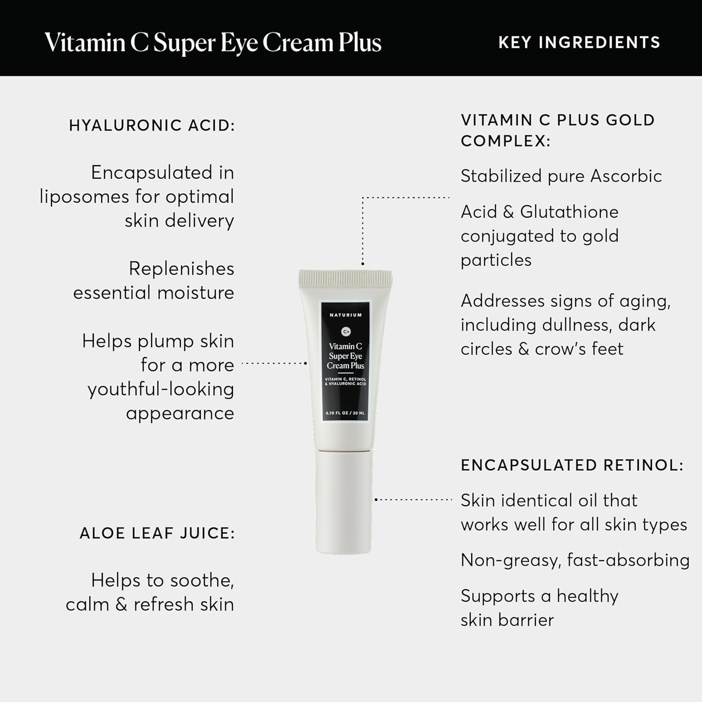 Naturium Vitamin C Super Eye Cream Plus 20 ml