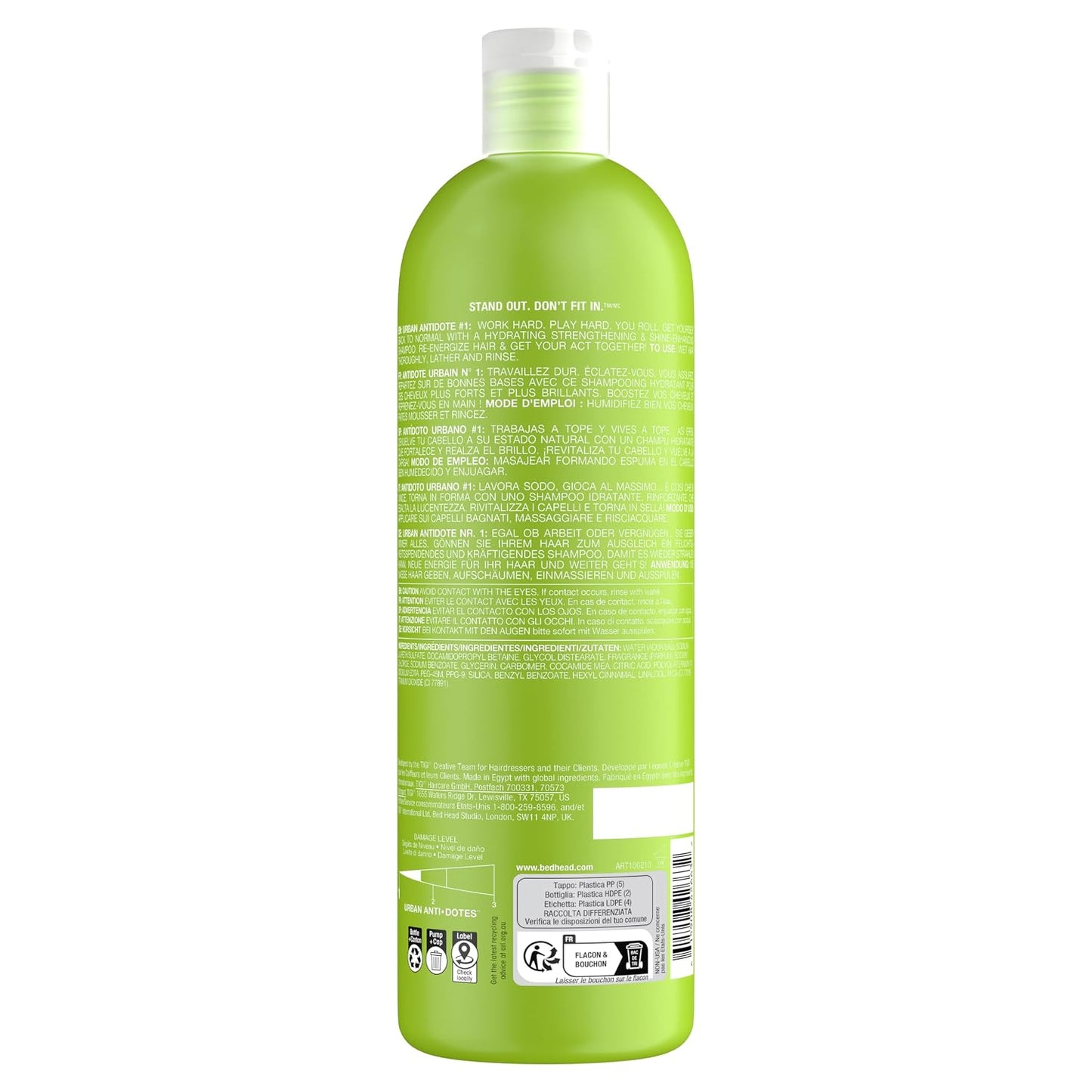 Bed Head by TIGI Urban Antidotes Re-Energize Daily Shampoo - 25.36 fl oz