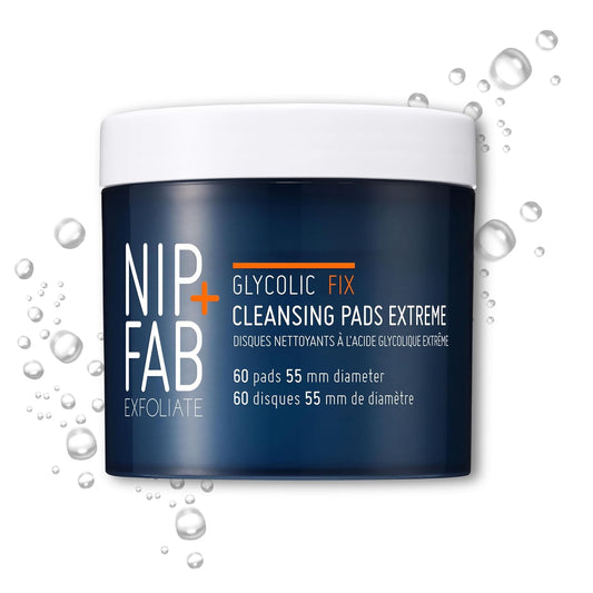 Nip + Fab Glycolic Acid Night Face Pads  - 60 Pads, 2.7 Ounce