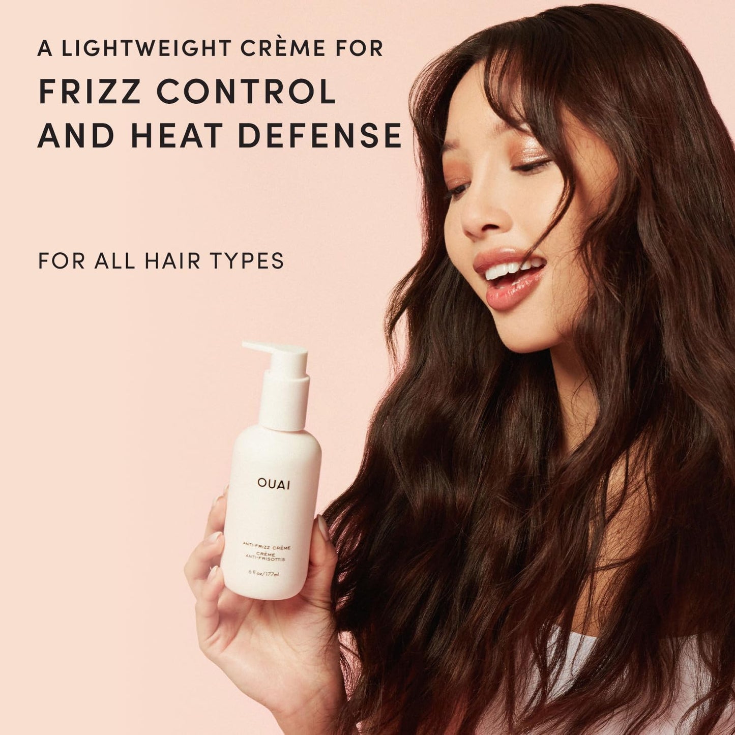 OUAI Anti Frizz Cream Travel Size - 3 oz