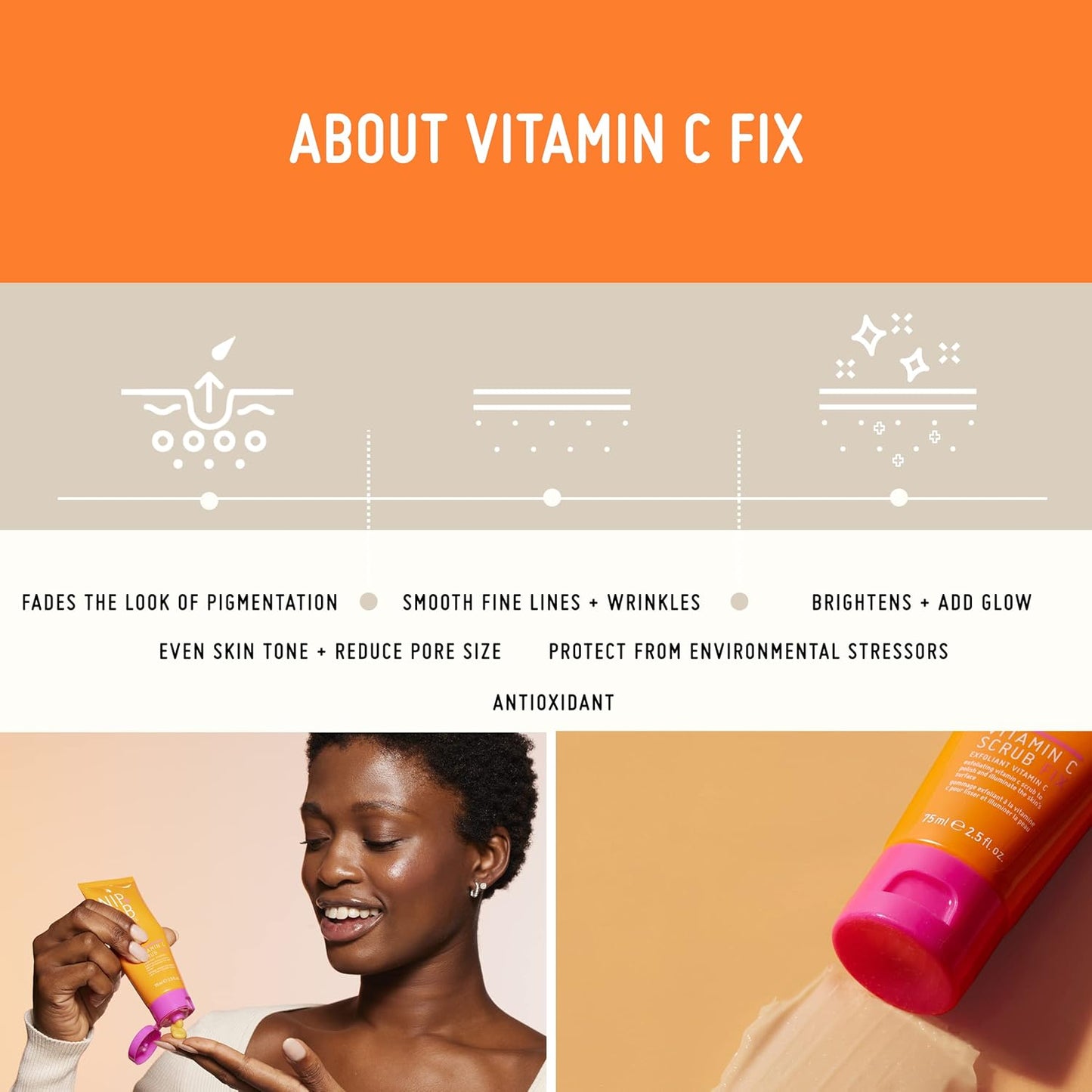 Nip+Fab Vitamin C Fix Scrub - 2.5 fl oz