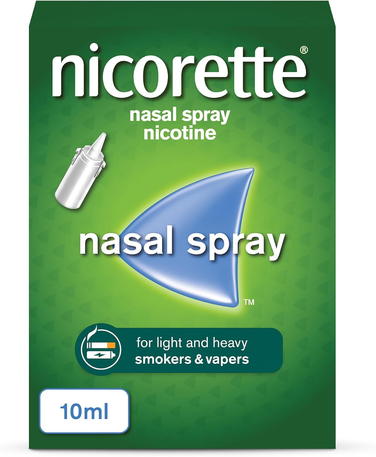 Nicorette Nasal Spray (1x 10ml), Fast-Acting Nicotine Nasal Spray