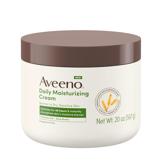 Aveeno Daily Moisturizing Cream with Prebiotic Oat & Shea Butter - 20 oz