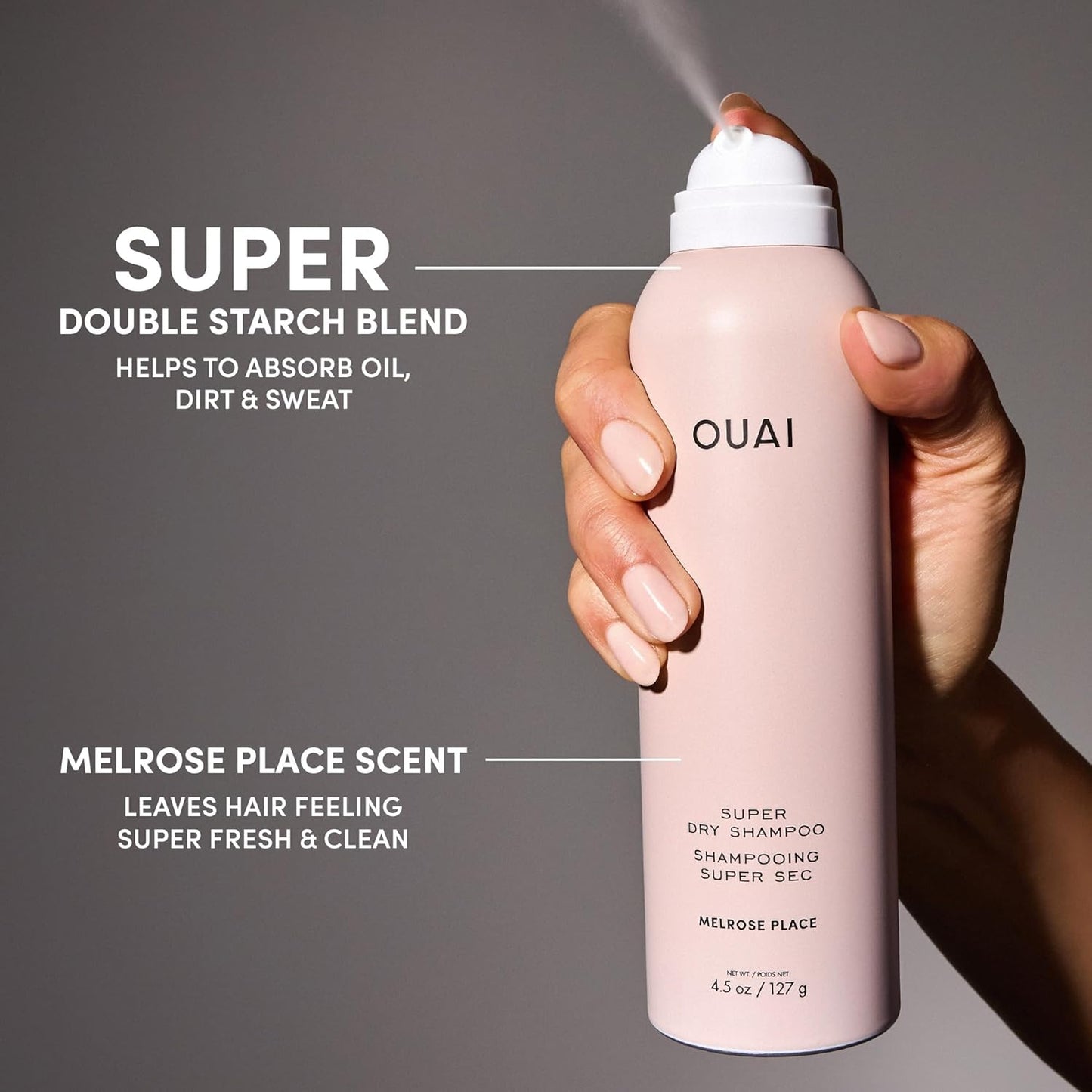 OUAI Super Travel Size Dry Shampoo - 2 oz