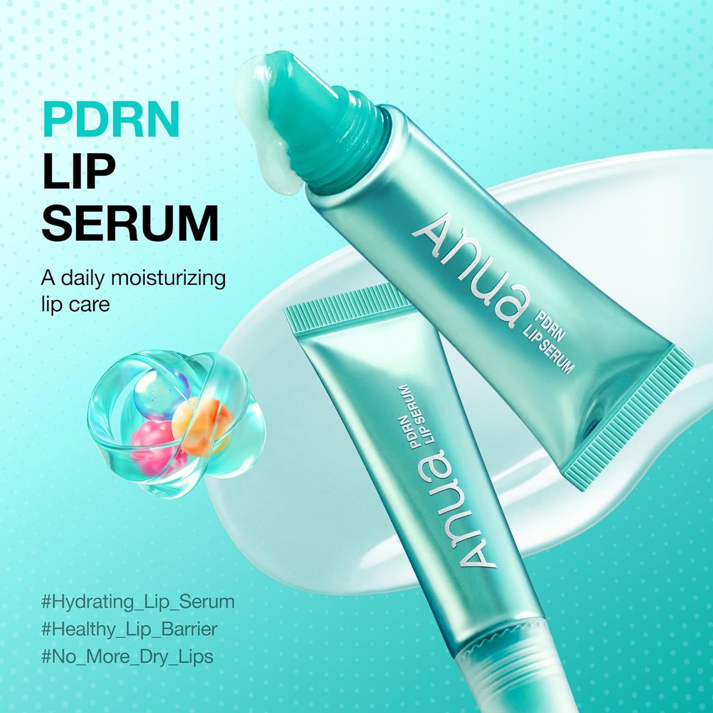 Anua PDRN Lip Serum, Long-lasting Hydration for Dry - 0.33 fl.oz