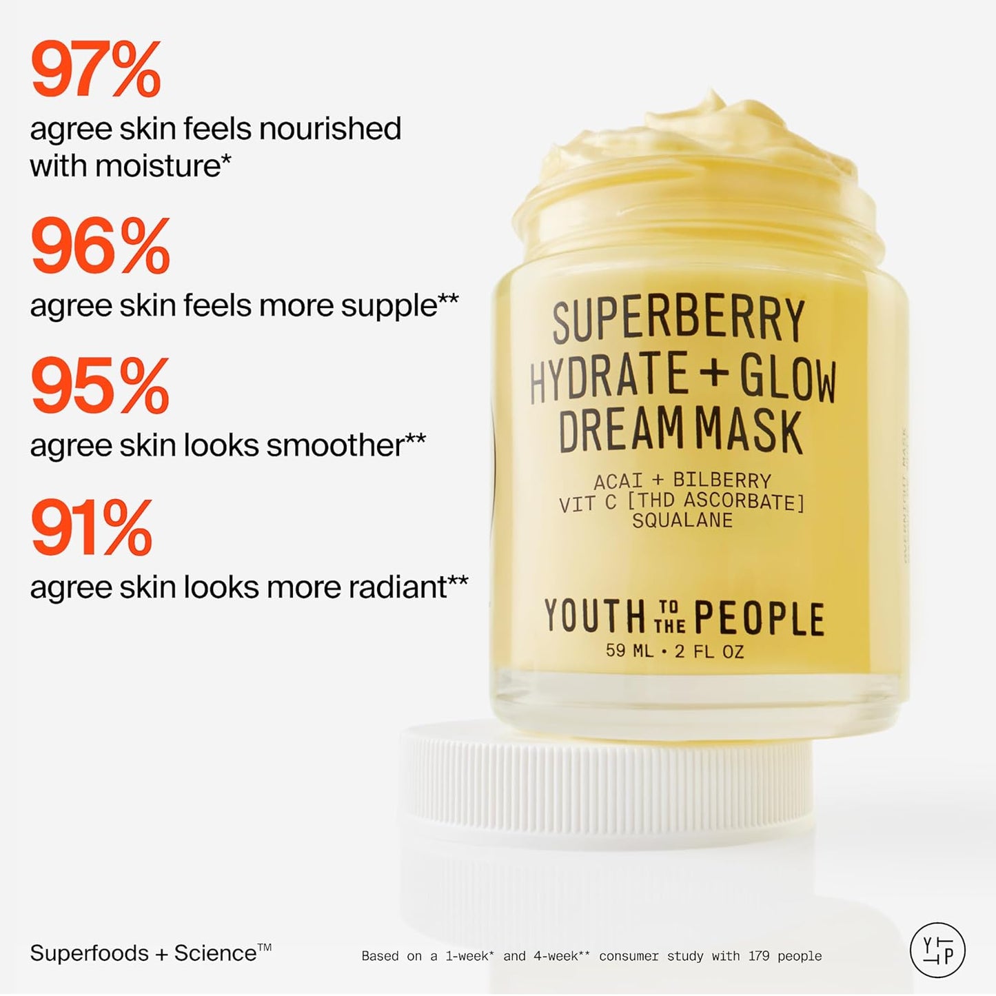 Youth To The People Superberry Dream Mask - 2 fl oz
