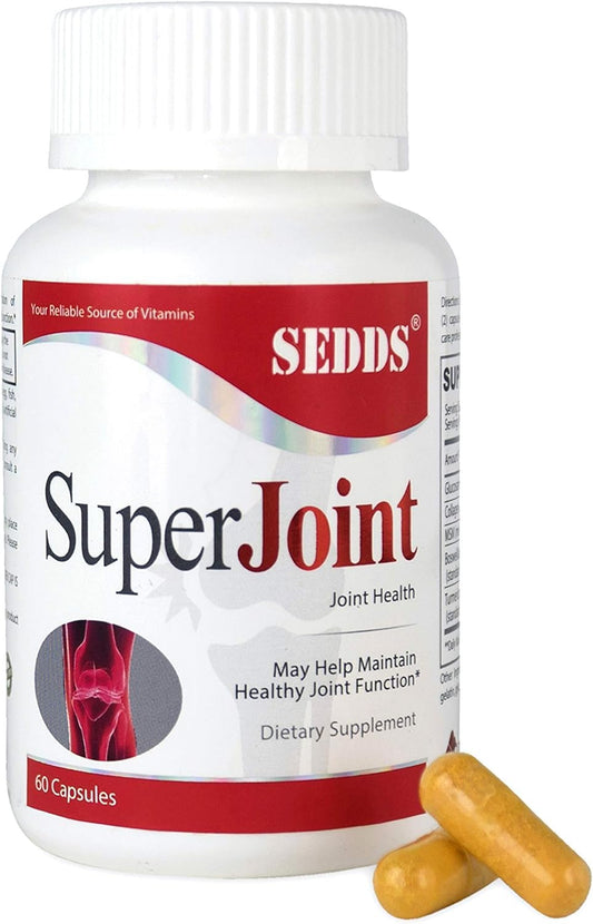 SEDDS® Fast Acting Joint Care Supplement for Men & Women - 60 Capsules