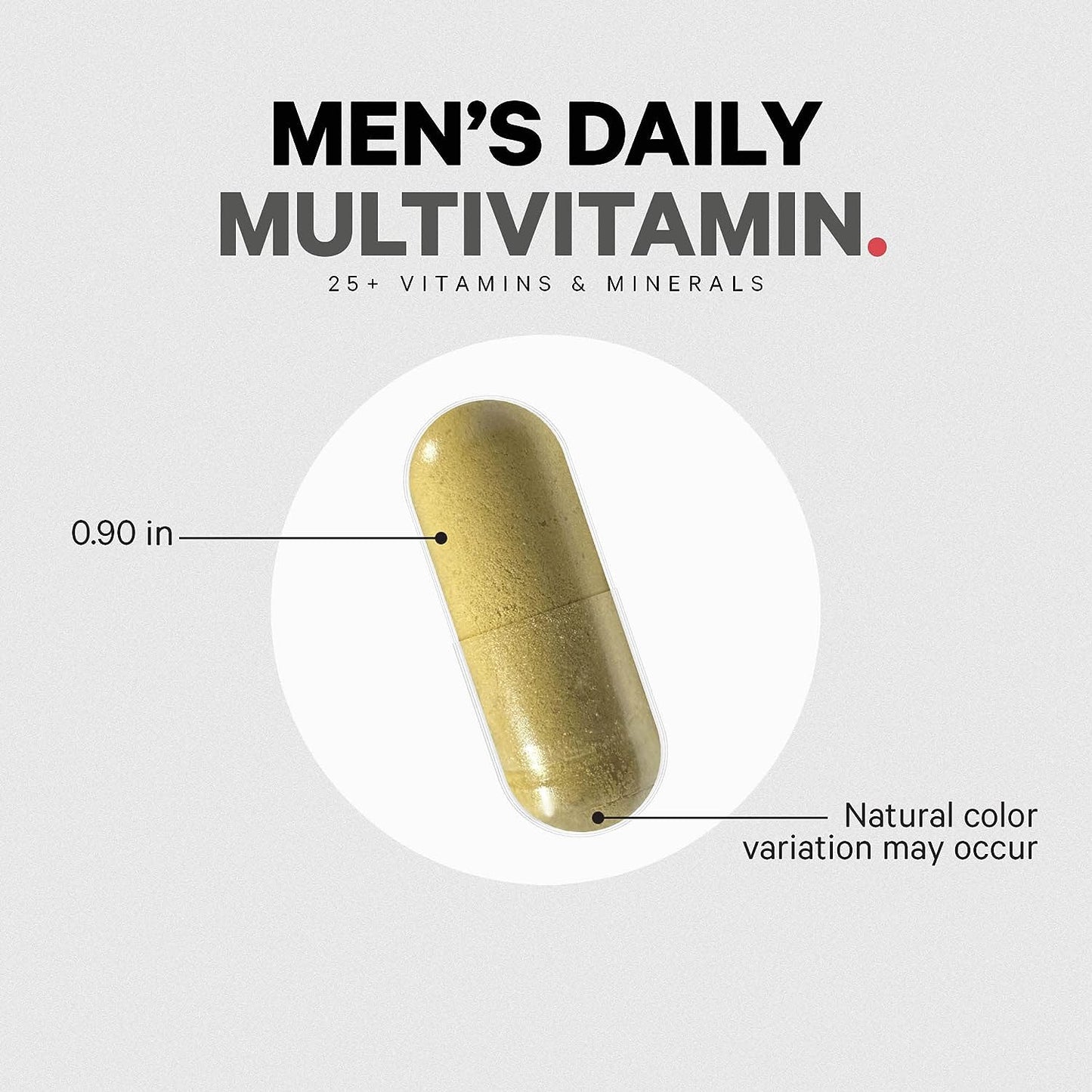 Codeage Men’s Daily Multivitamin Supplement, 25+ Vitamins & Minerals 120 Capsules